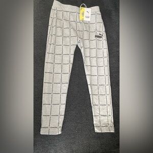 Puma Gray Sweatpants Comfortable Joggers